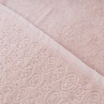 Хавлия за баня Жакард MS - пепел от рози - Image 2